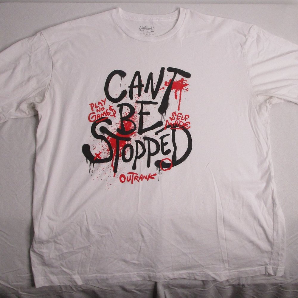 Outtrank " Cant Be Stop" Womens T-Shirt Size 2XL